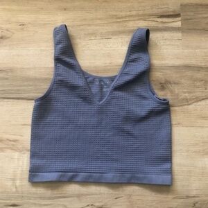 Aeropostale Textured Blue Top